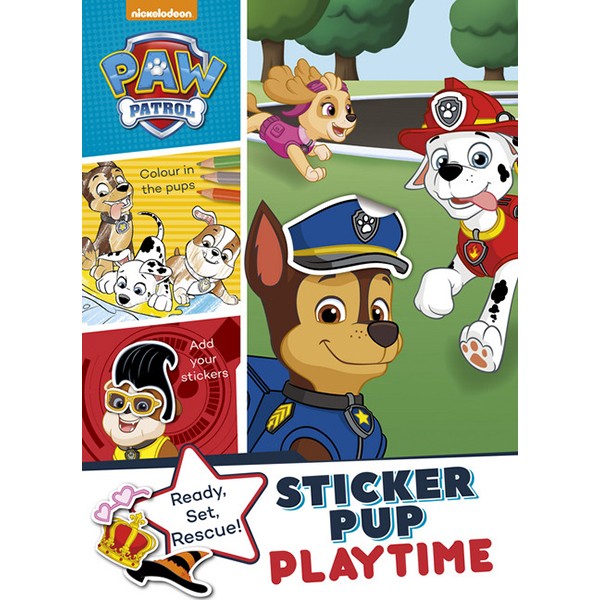 Nickelodeon PAW Patrol Sticker Pup Playtime - Chú chó cứu hộ