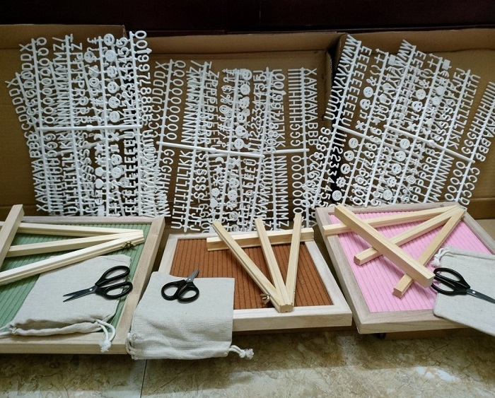 Bảng gỗ tên bé