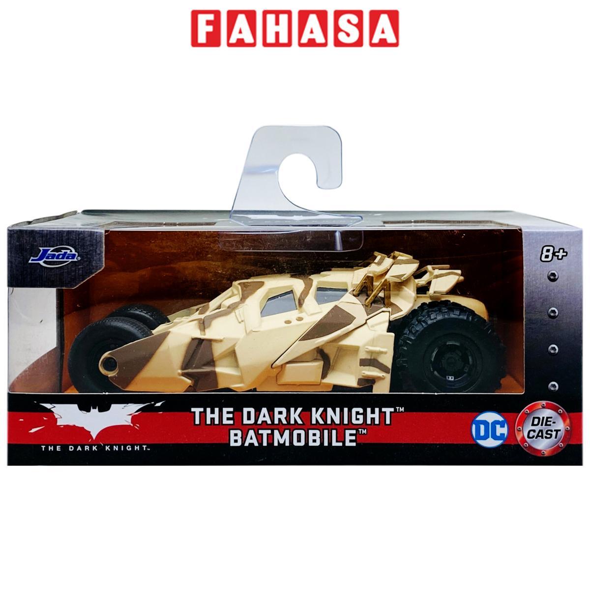 Đồ Chơi Mô Hình Sưu Tầm h Xe DC Comics Batman Batmobile 1:32 - Jada Toys 98544 - 2008 The Dark Knight Batmobile - Màu Kem