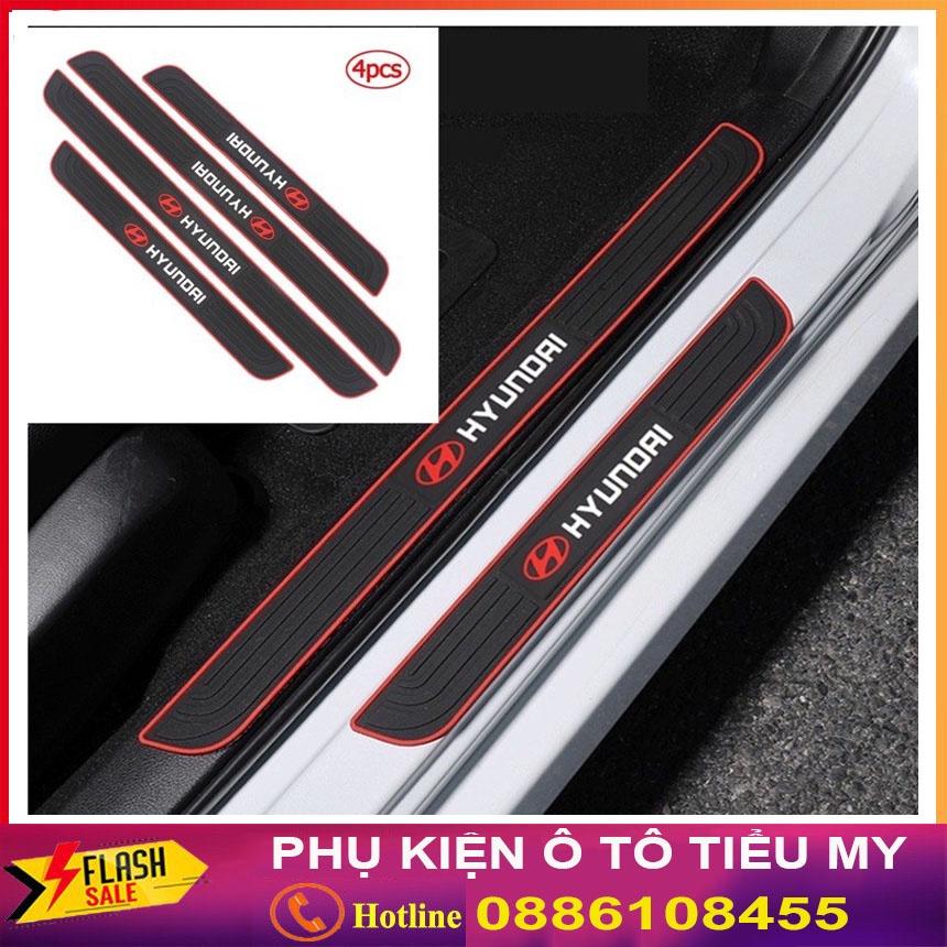 Bộ 4 Miếng Nẹp Bước Chân Bằng Cao Su Chống Trơn Trượt - Miếng Dán Chống Trầy Xước Bậc Cửa Lên Xuống