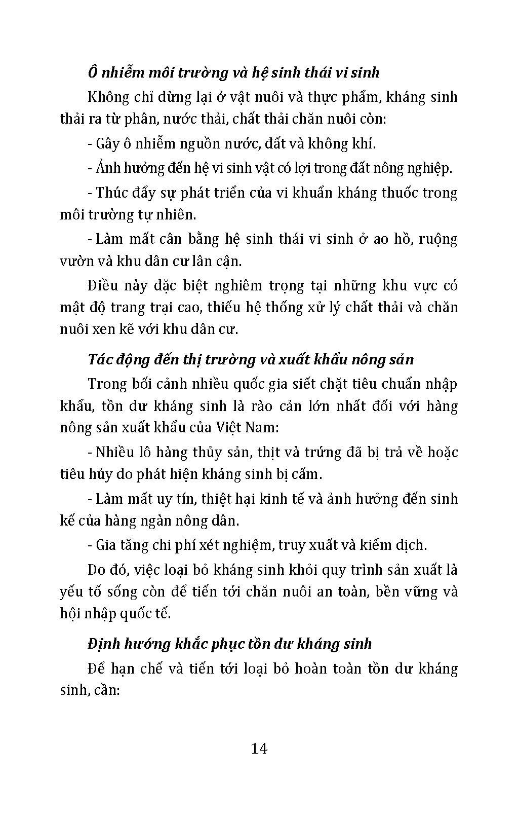 Nông Nghiệp Hữu Cơ - Chăn Nuôi Không Kháng Sinh