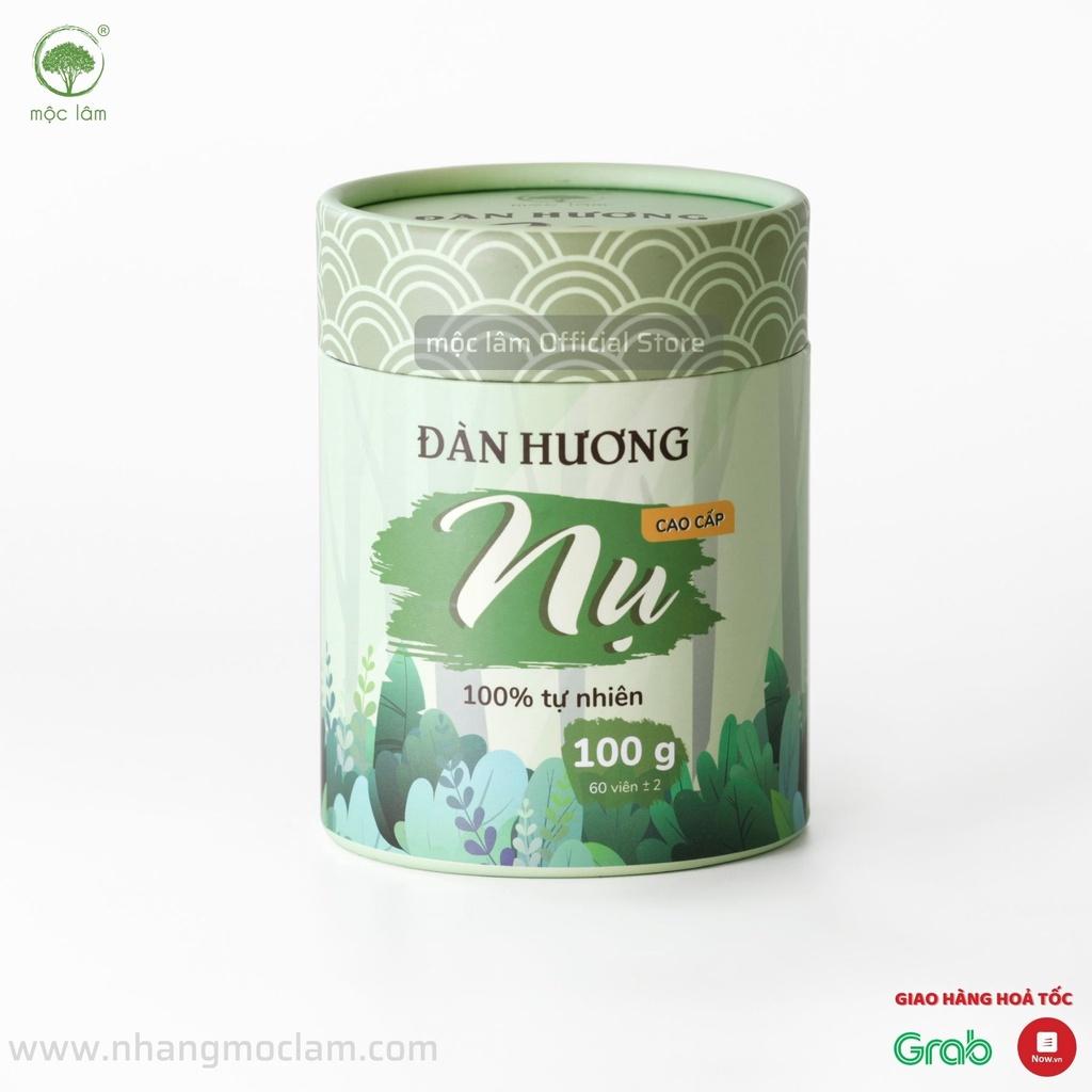 Nhang Nụ Đàn Hương 100g - 60 viên - Nhang Sạch cao cấp - Hương thơm dịu ngọt