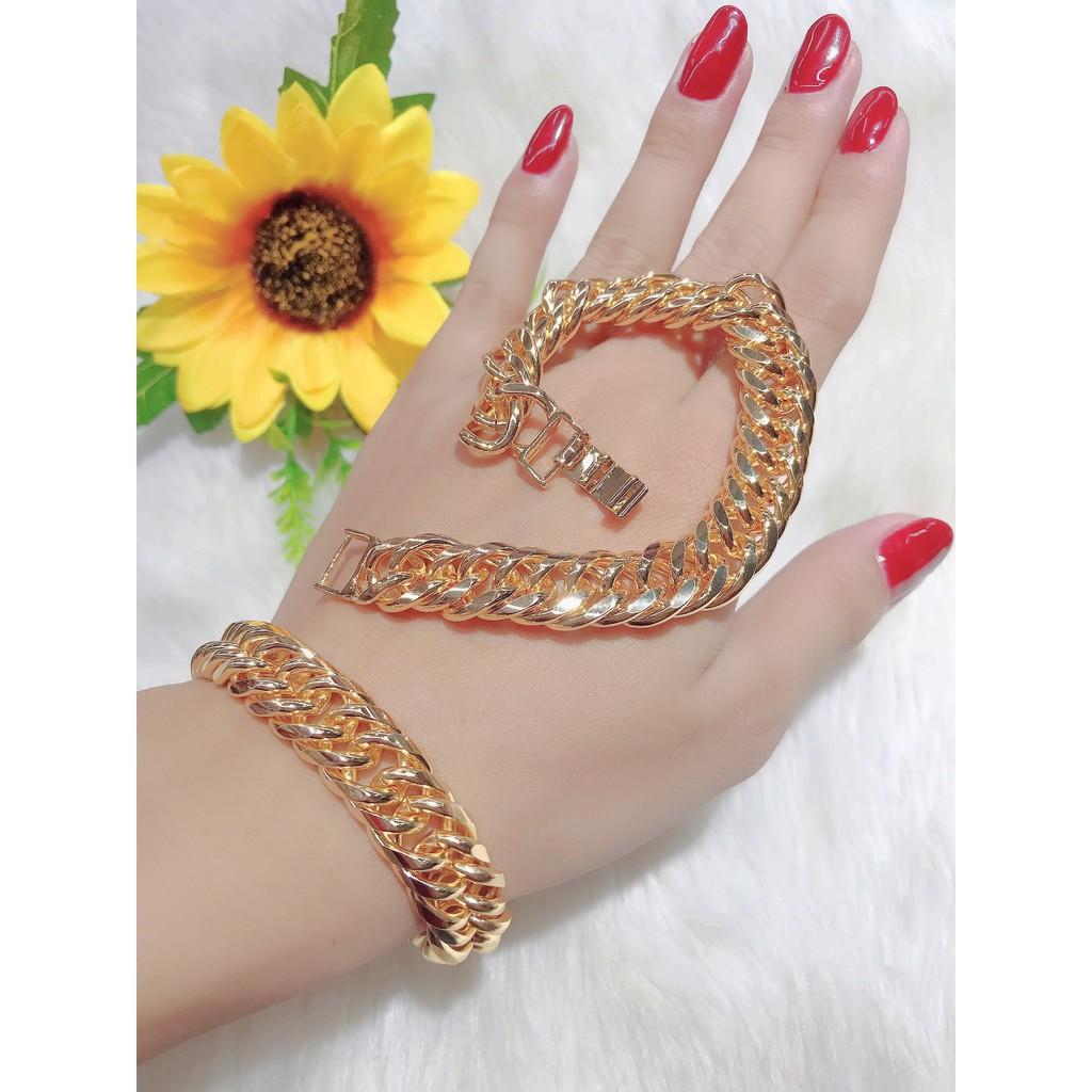 Lắc Tay Mạ Vàng Dành Cho Nam - Lắc Tay Mạ Vàng Dành Cho Nam Cao Cấp Bền Màu