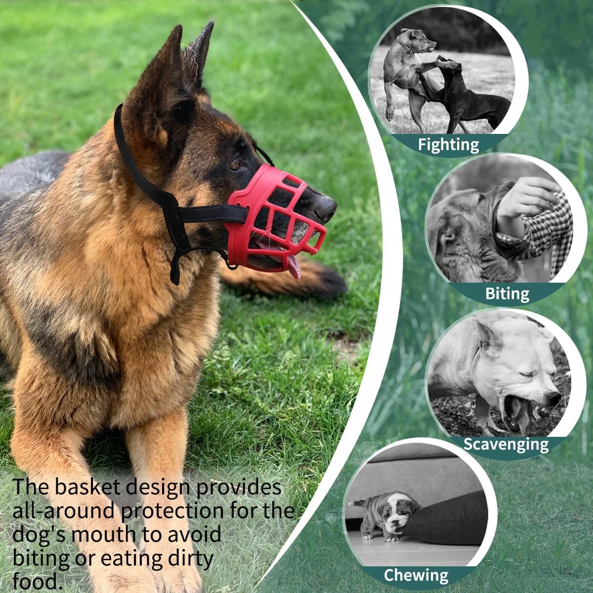 Rọ mõm chó chống cắn mặt nạ vỏ cây