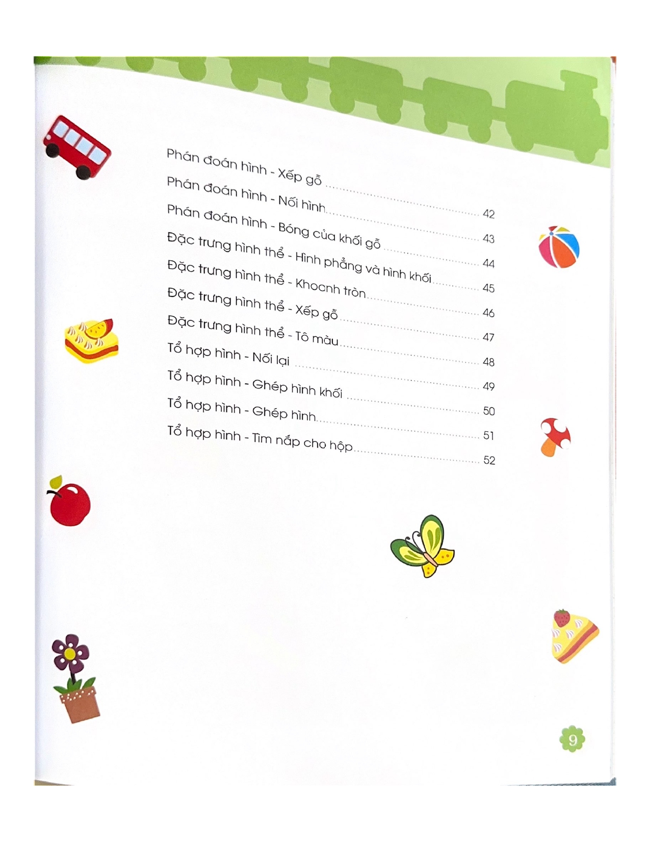 Thiên Tài Toán Học (5 - 6 Tuổi ) - Phát Triển Tư Duy Hình Học