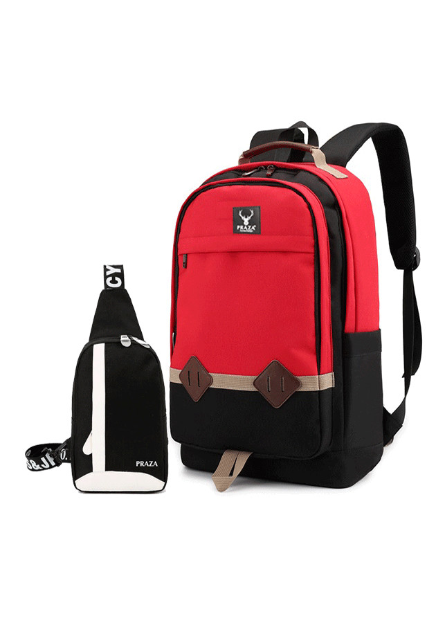 Combo Balo Thời Trang Công Sở PRAZA - BL167 Và Túi Đeo Messenger PRAZA - DC090