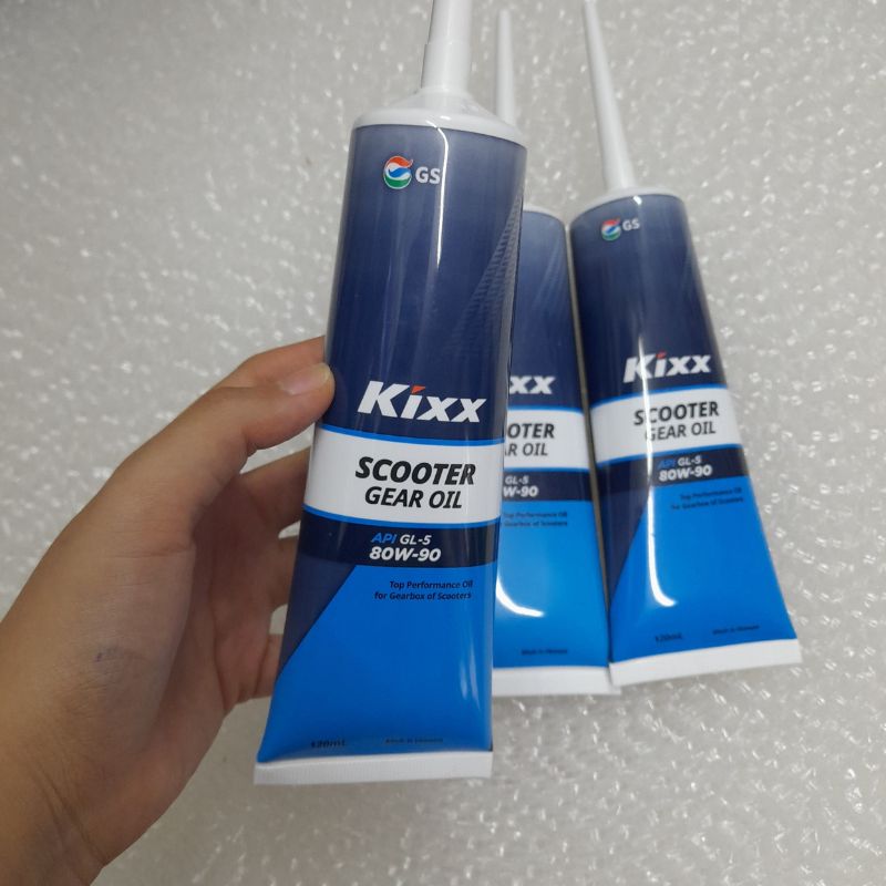 Nhớt Hộp Số - Nhớt Láp Kixx 80W90 120ml Hàng Chính Hãng Công nghệ Hàn Quốc, Sản xuất VN