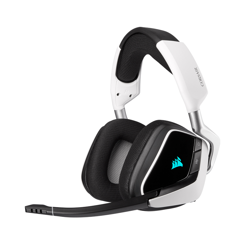 Tai nghe chơi game không dây Corsair VOID RGB ELITE 7.1 White- HÀNG CHÍNH HÃNG