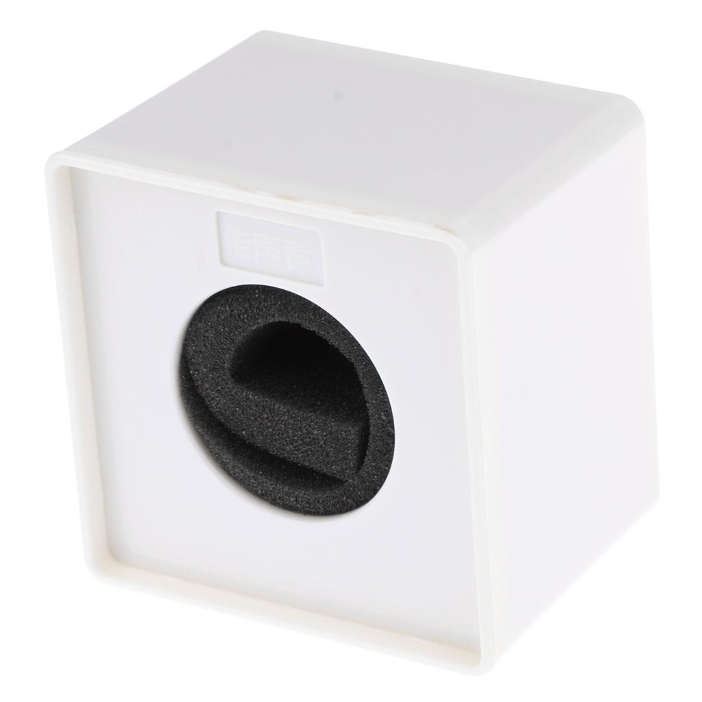 2pcs 42mm Round Handheld Microphone Interview Square Cube Flag Station
