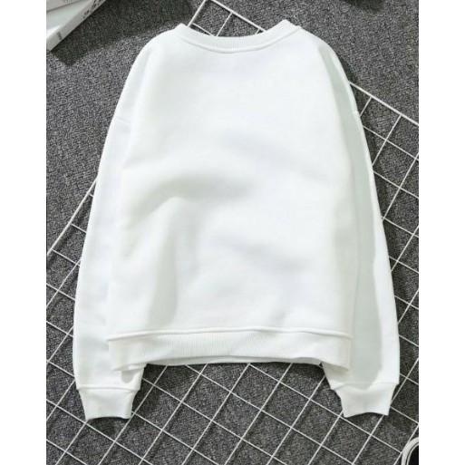 áo nỉ sweter lông vũ nam nữ chất nỉ loại 1 dày mịn không xù lông