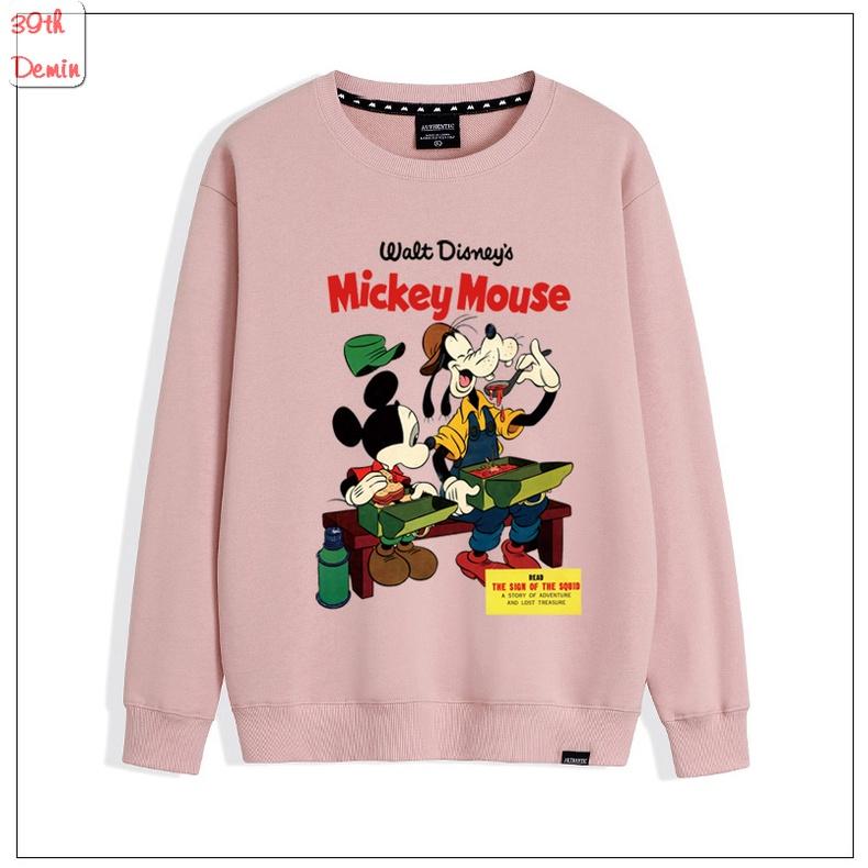 Áo nỉ MICKEY CUTE phong cách Hàn Quốc sweater unisex Form rộng Free Size