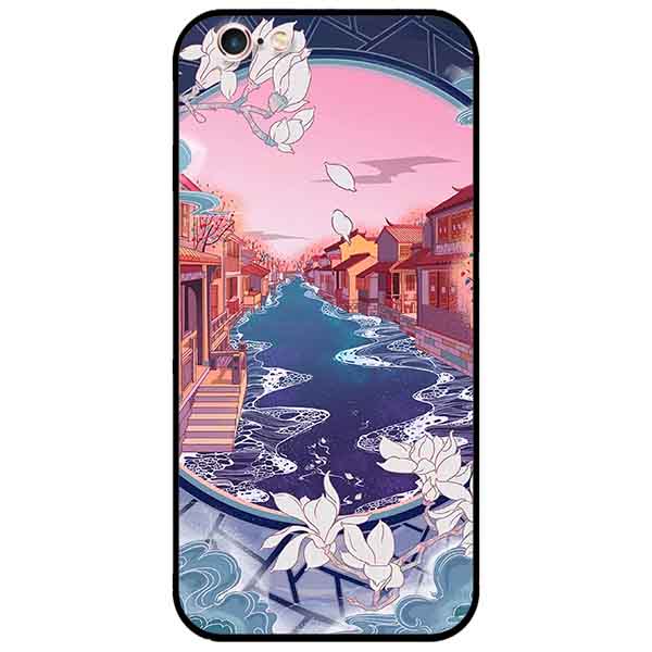 Ốp lưng in cho Iphone 6 Plus/ 6s Plus Mẫu Khung Cảnh