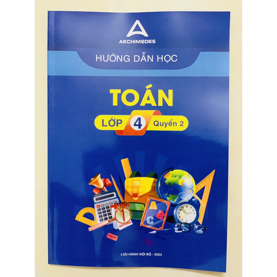 Sách - Combo 4 cuốn Hướng dẫn học toán lớp 4 (PV)