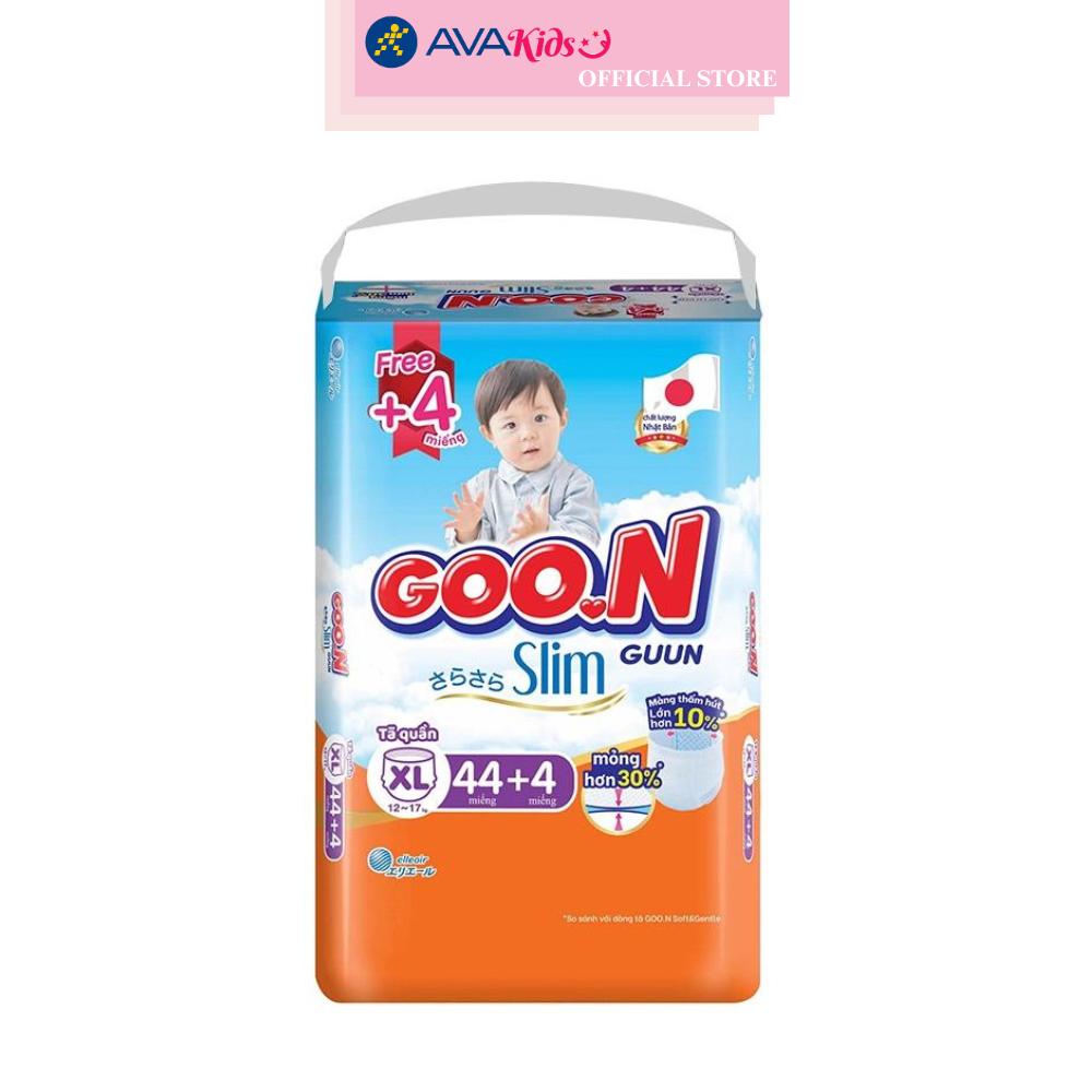 Tã quần GOO.N Slim size XL 44 + 4 miếng (12 - 17 kg)