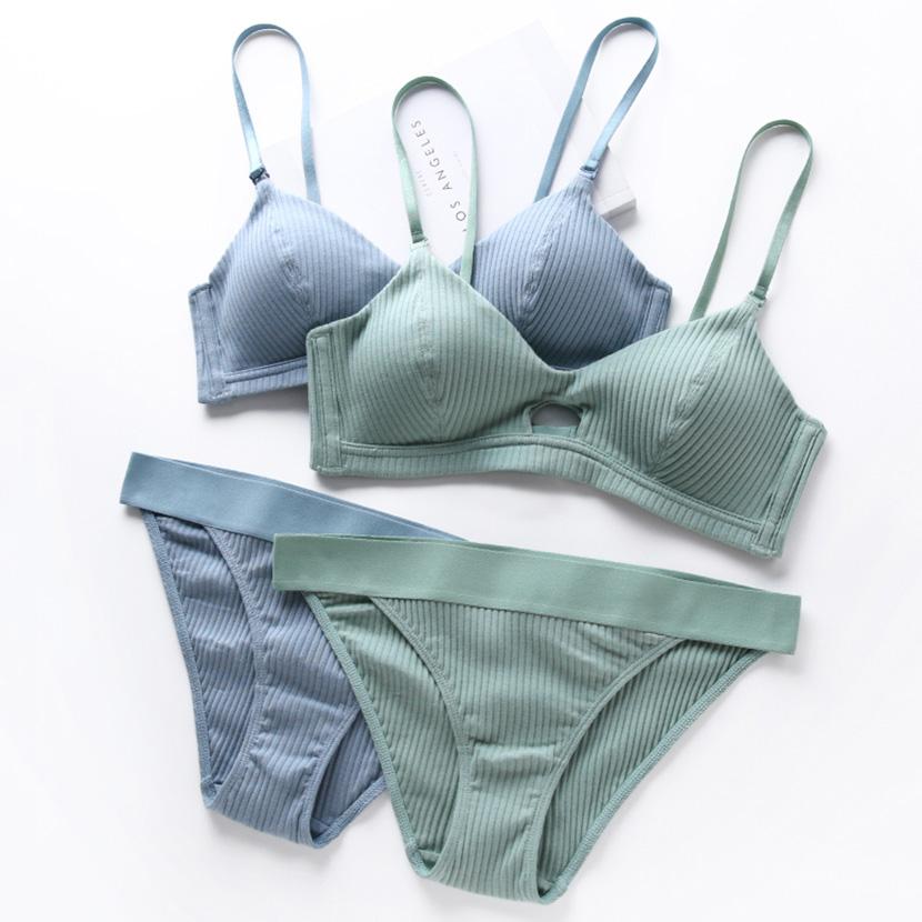 Norns Gợi Cảm Nữ Áo Ngực Đệm Mút Mỏng Áo Bralette Đẩy Lên Áo Ngực Và Quần Tam Giác Áo Cúp Ngực Quần Lót Thoáng Khí Quần Lót Chuyền