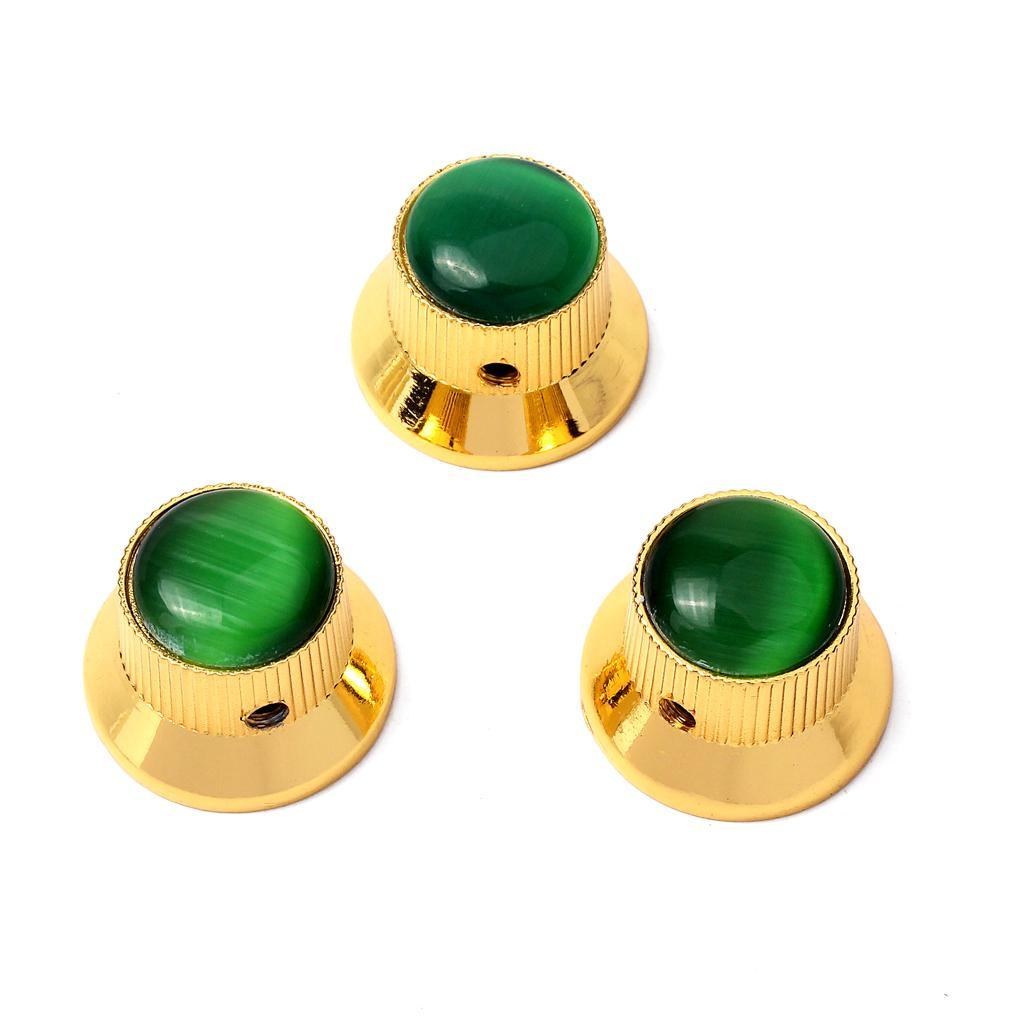 Pack of 3 Electric Guitar Knobs for Musical Instrument Accessory