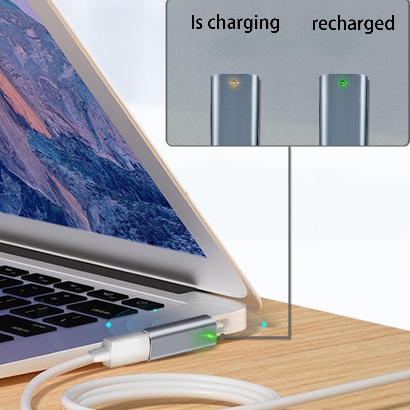 PD Quick Charge Adapter Replacement for MacBook's's's Pro Air PD 100W T-Head Magnetic Magsaf2 Connector USB C Adapter Charger Connector Support