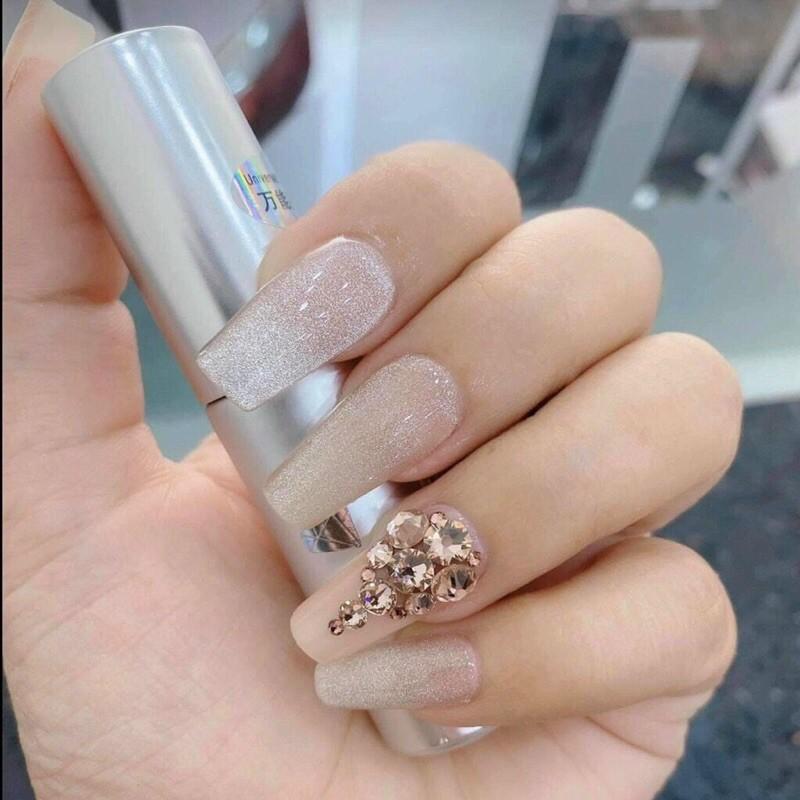 Top nail Mắt Mèo Kim cương 9D