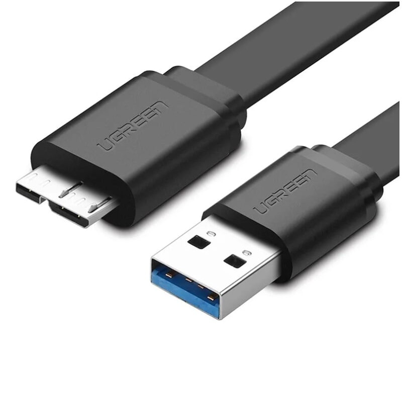 Cáp tín hiệu USB 3.0 sang micro B usb  1.5M màu đen UGREEN USB10810Us130 Hàng chính hãng