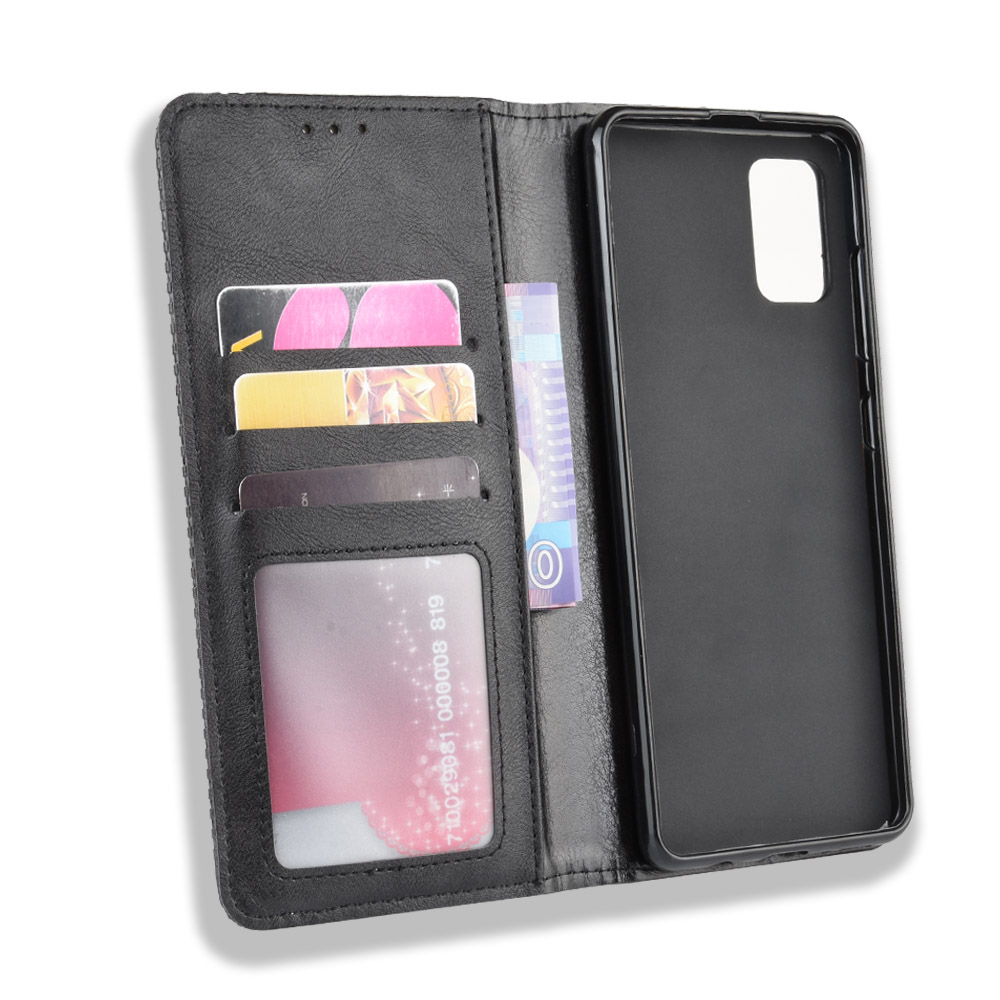Bao da dạng ví, nam châm dành cho Samsung Galaxy A71 Luxury Leather Case - Hàng nhập khẩu