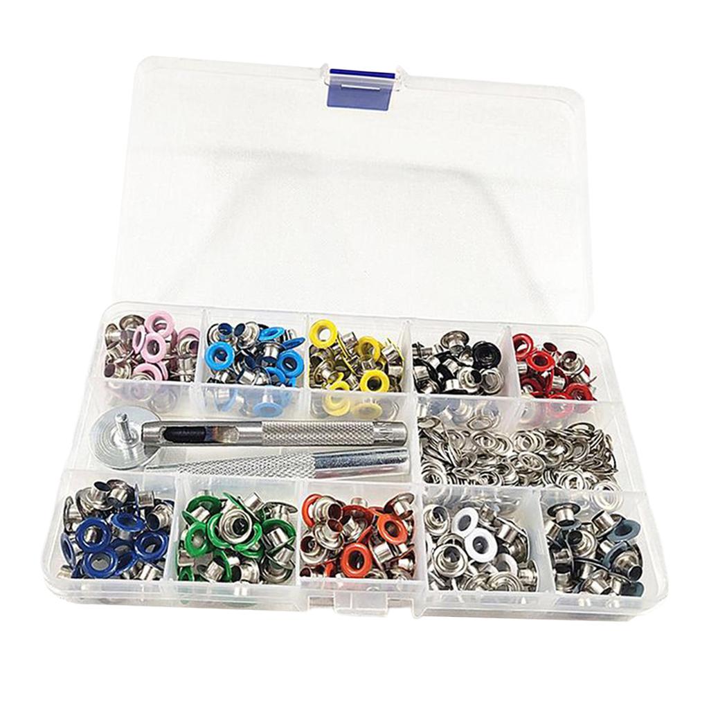 Dây Giả Khóa Grommet Gắn Dụng Cụ Làm Đồ Da Thủ Công Đinh Tán Thay Thế