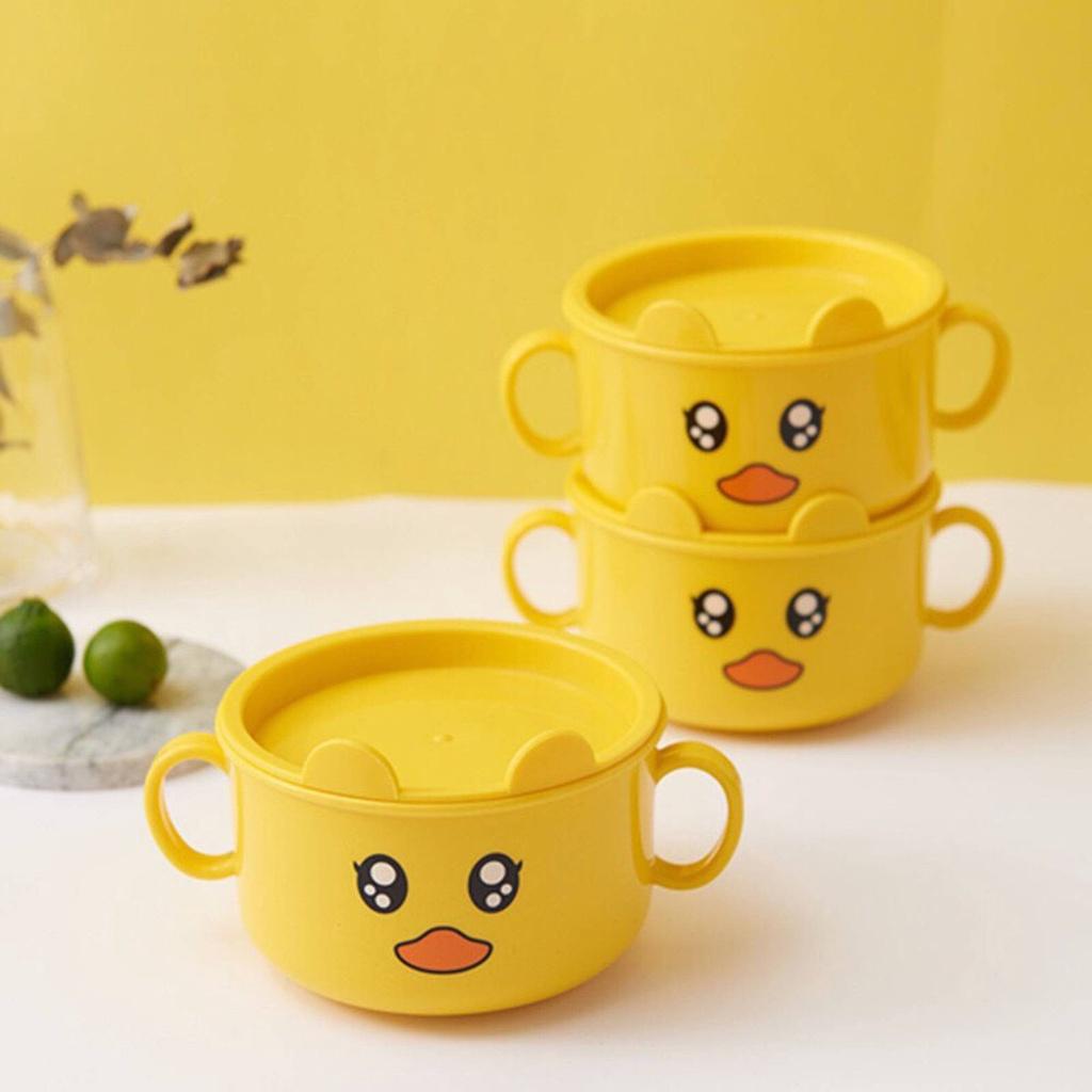 Khay ăn dặm kiểu nhật hình gà vàng giúp bé ăn ngon miệng