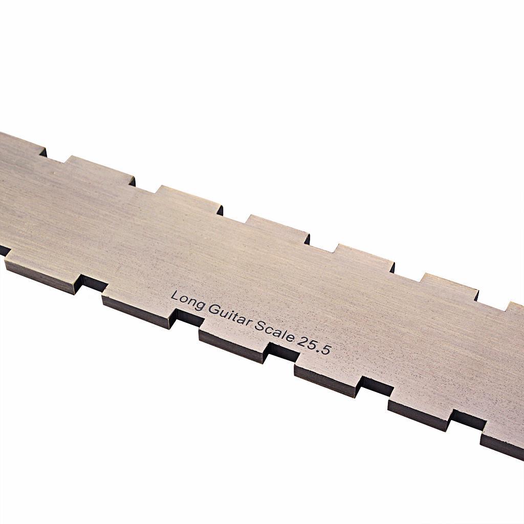 1x Guitar Neck Notched Straight Edge for Guitars Repiar