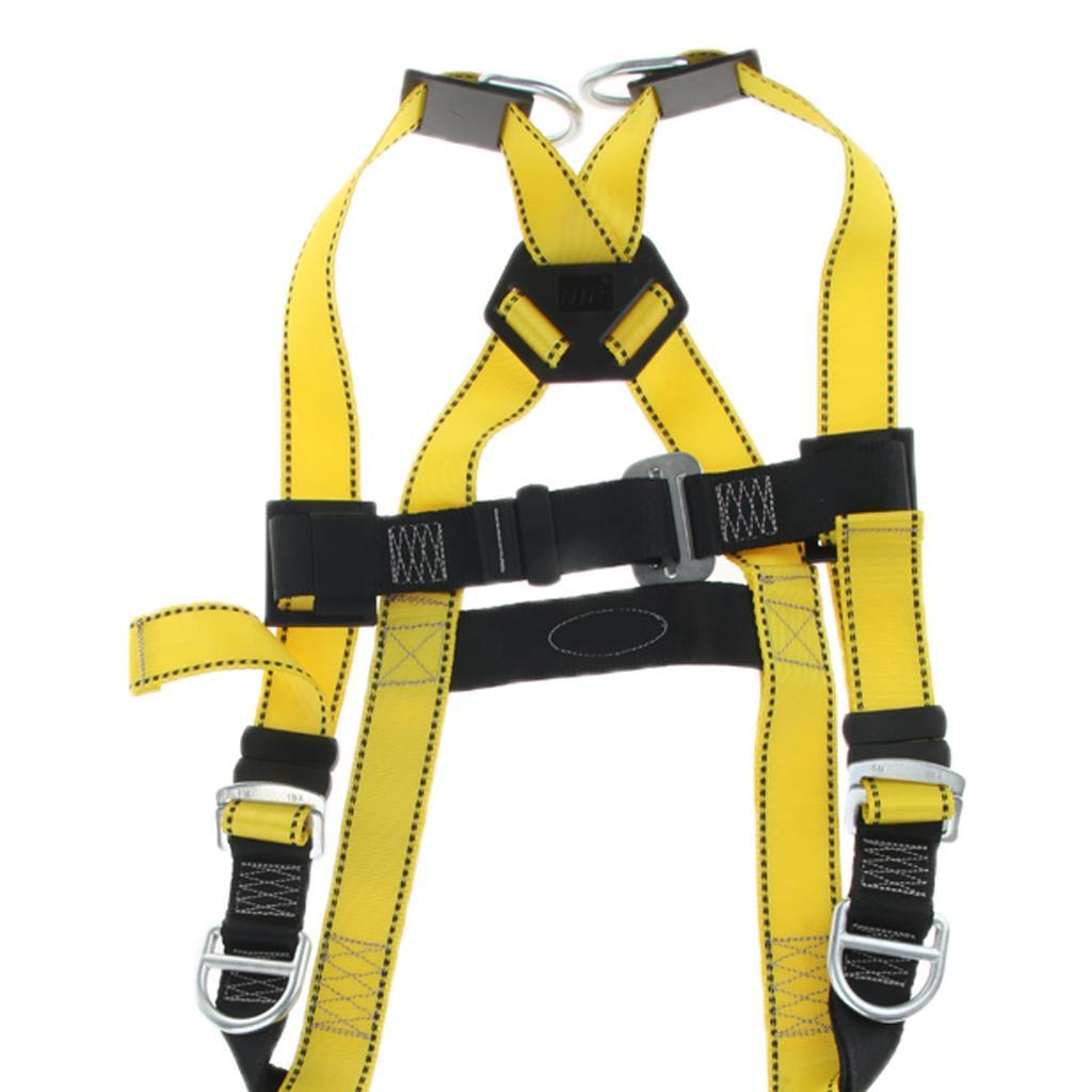 22KN Polyester Rock Climbing Mountaineering Full Body Safety Harness