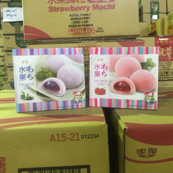 Bánh Mochi dâu tây ăn vặt Đài Loan 132g An Gia Sweets & Snacks