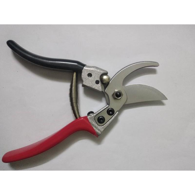 Kéo cắt cành Nhật Japan lưỡi thép SK-5 siêu bền - siêu sắc - Chốt khóa tự động bật mở tiện tích khi sử dụng