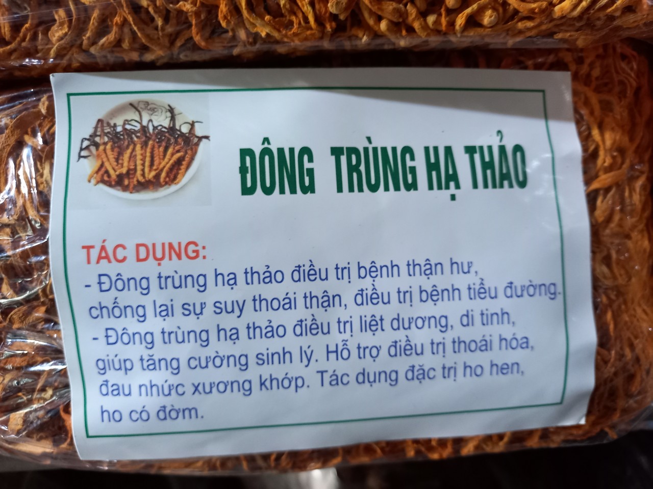 đông trùng hạ thảo khô 500gram