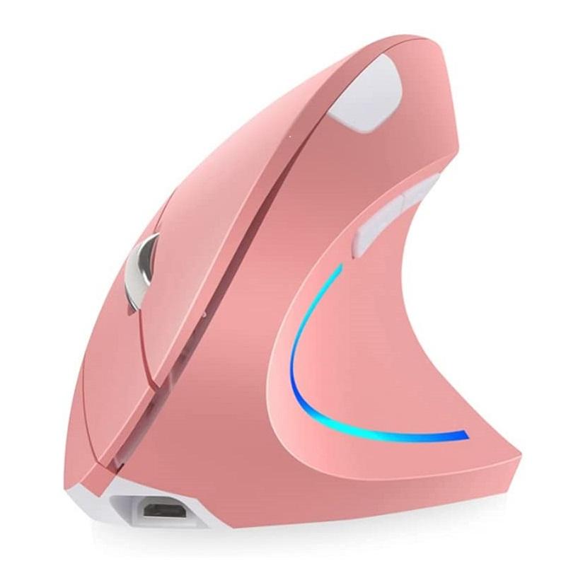 Công Thái Chuột Không Dây 2.4G USB Sạc Đứng Chuột DPI Có Thể Điều Chỉnh 800 1200 1600 2400 Cho Nhà Văn Phòng
