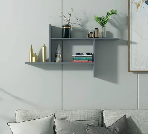 Kệ Gỗ Trang Trí Treo Tường 2 Tầng Juno Sofa CTKT515 KT 100 x 55 x 20cm