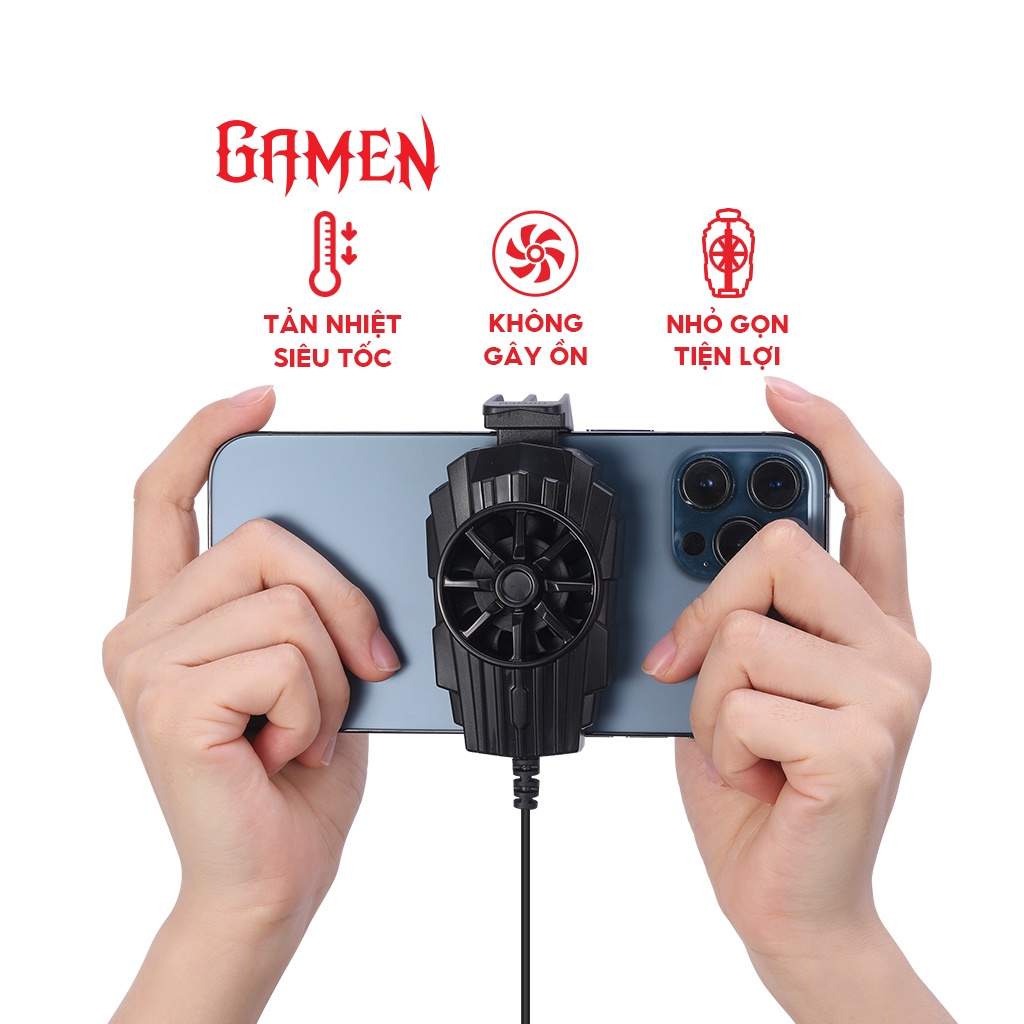 Quạt Tản Nhiệt Điện Thoại Gamen GMR01 Tản Nhiệt Nhanh Nhỏ Gọn - Hàng Chính Hãng