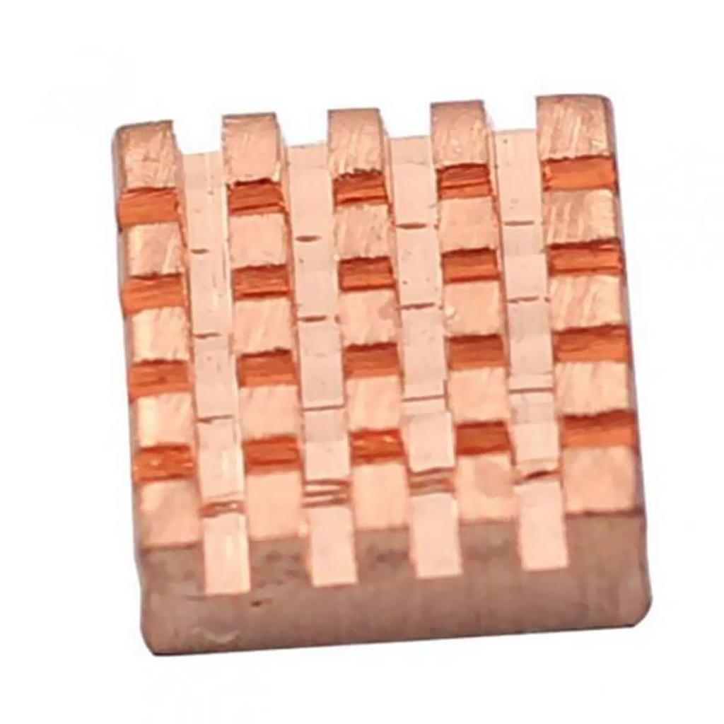 Eletronics Cooling Copper Heatsink for Raspberry Pi Cooling Heatsinks Cooler 3 pcs