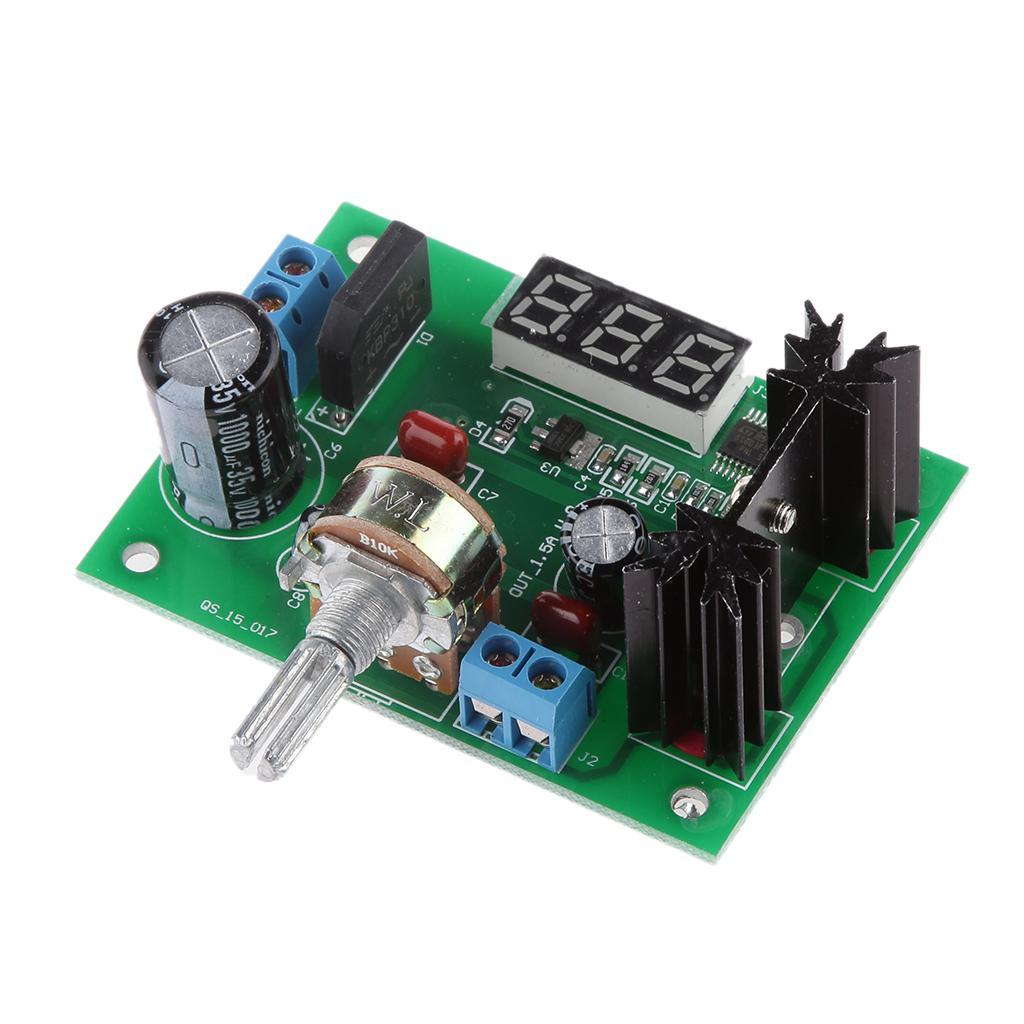 LM317 Adjustable Voltage Regulator Step down Power Supply Module LED Display