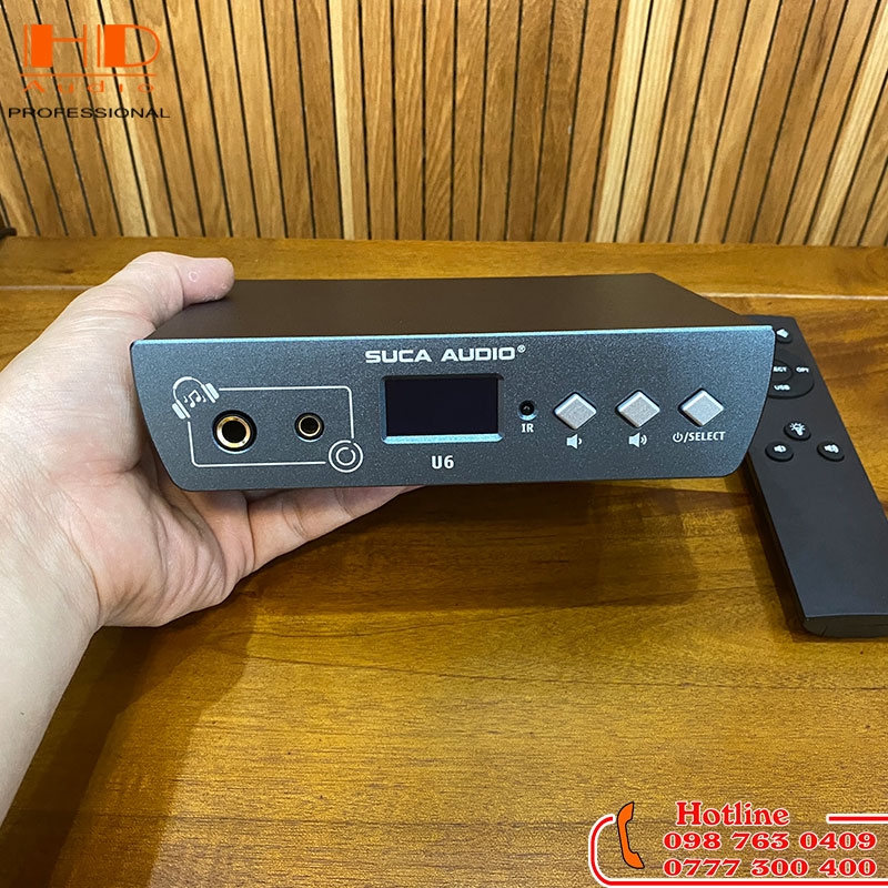 Giải Mã DAC SUCA U6 - Hỗ Trợ DSD 512/768Khz - Hàng Chính Hãng