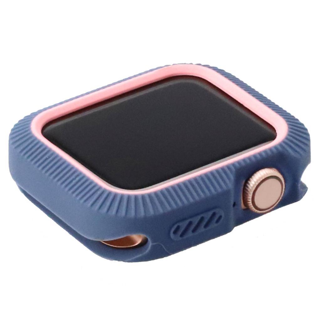 Bicolor Soft Silicone Protective Case for Apple Watch 4 40mm
