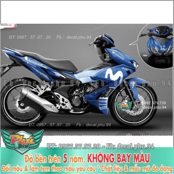 Tem rời Winner X Movistar Xanh trắng đen -1
