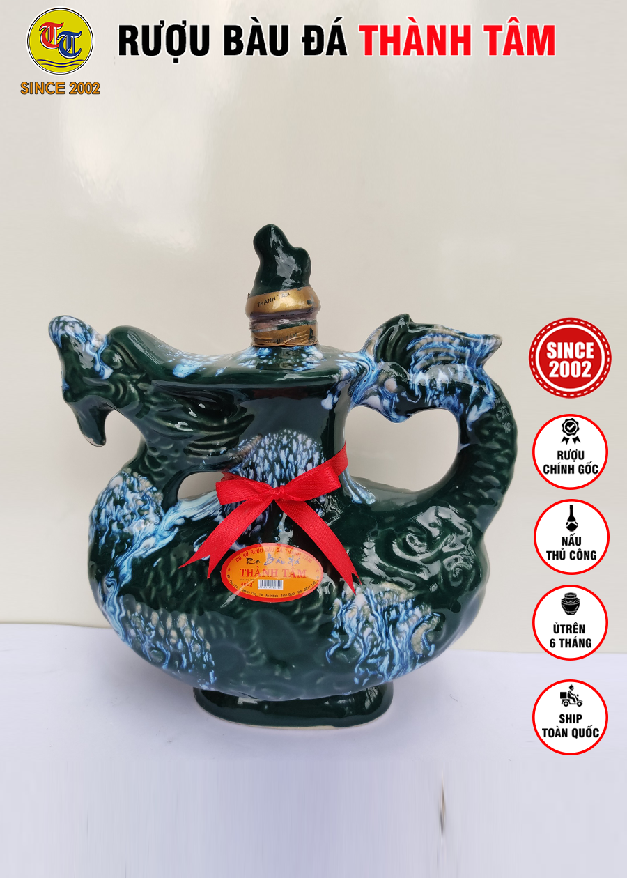 Đặc Sản Bình Định - Rượu Bàu Đá Thành Tâm Thuyền Lớn 1,2 lit - OCOP 3 Sao