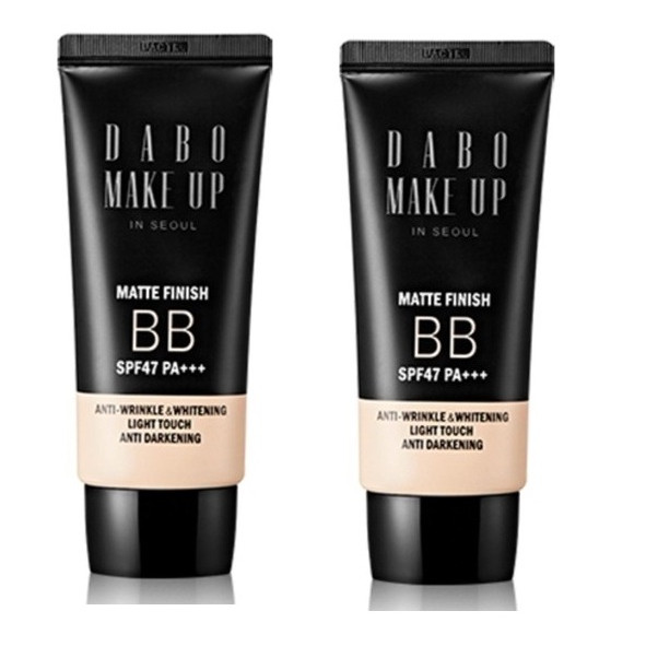 Bộ 2 tuýp kem trang điểm đa năng 5in1 Dabo Make Up BB SPF47 PA+++ Hàn Quốc (50ml)