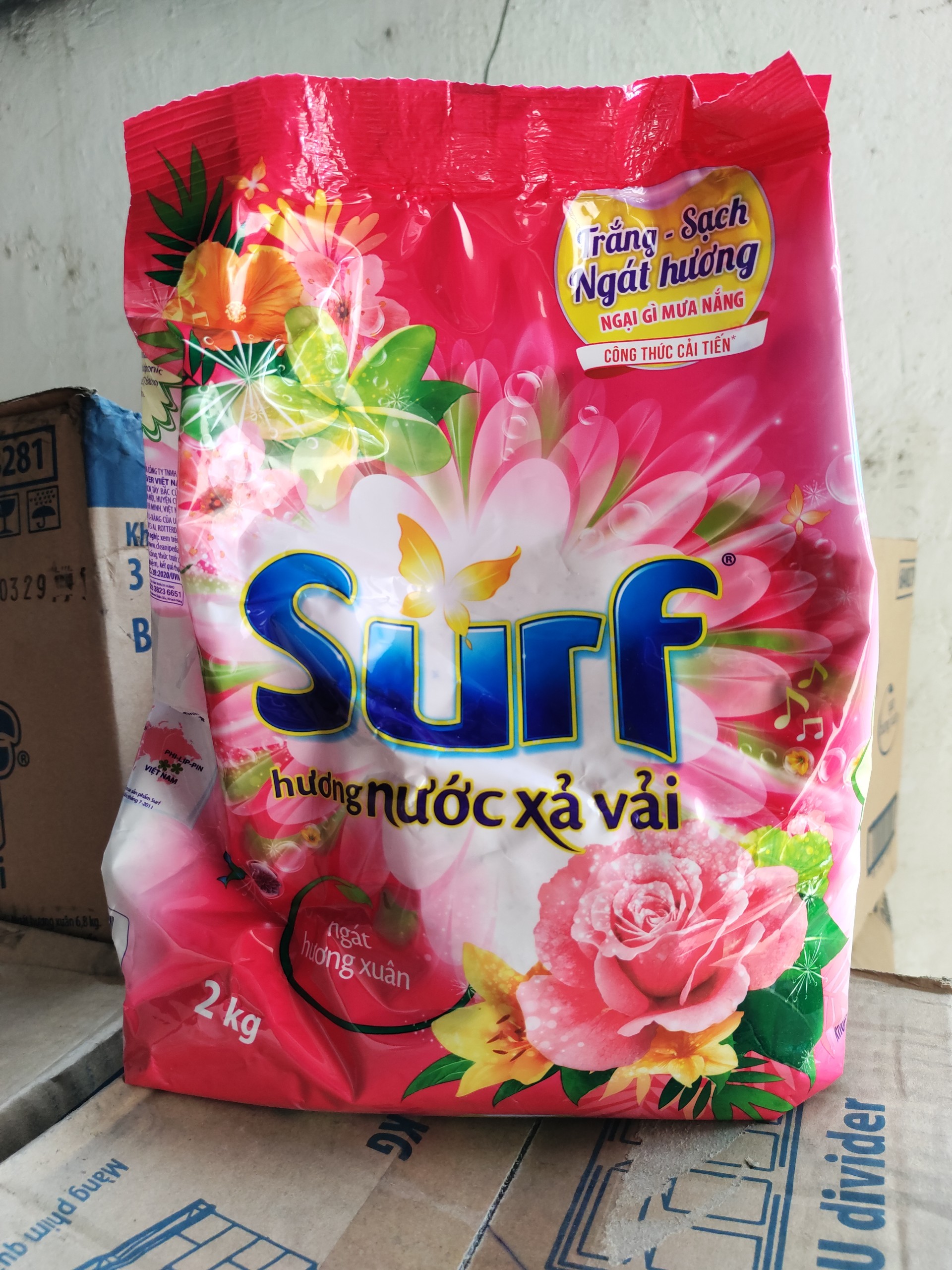 Bột Giặt SURF HƯƠNG XẢ VẢI 6,8kg và 2kg