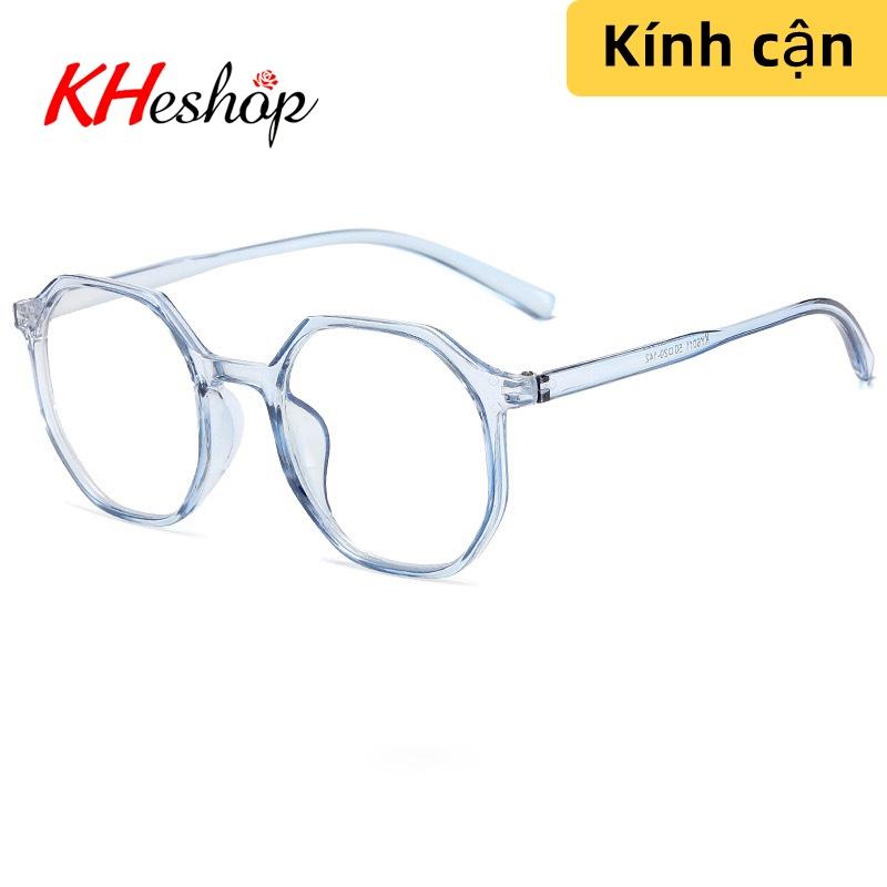 Kính Cận Thị Học Sinh, Sinh viên đủ độ, gọng Thời Trang cá tính chống ánh sáng xanh mã Y6011