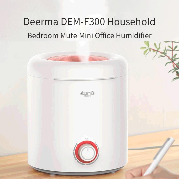 Máy Phun Sương Tạo Ẩm Không Khí Xiaomi Deerma DEM-F300 Mini\ Dung Tích 2.5L Cho Văn Phòng/ Phòng Ngủ/ Nhà Cửa - Hàng nhập khẩu