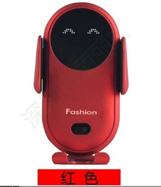 Giao hàng nhanh ô tô ma thuật clip S11 cảm ứng hồng ngoại tự động sạc không dây thoát khí điện thoại di động định vị đế sạc không dây