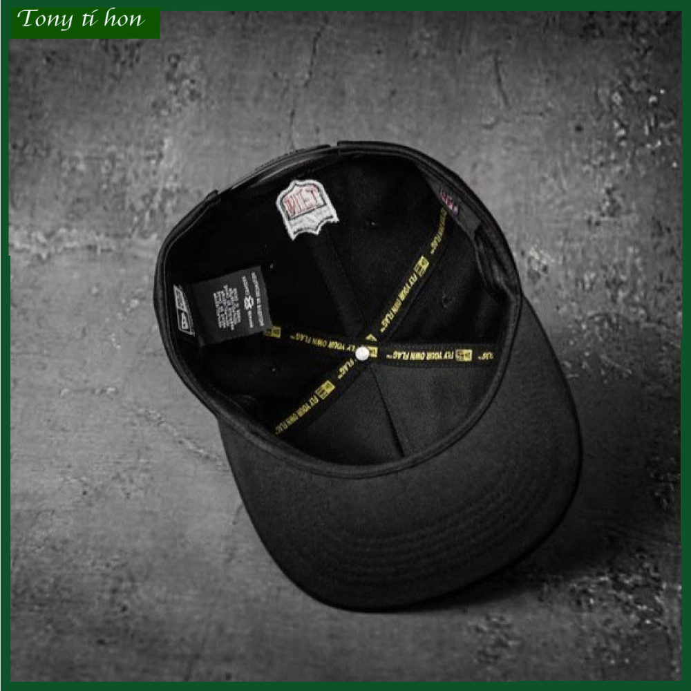 [ Miễn ship / giảm giá ] MŨ NÓN LƯỠI TRAI NAM NỮ SNAPBACK VÀNH PHẲNG LOGO LVG CÁ TÍNH- màu đen