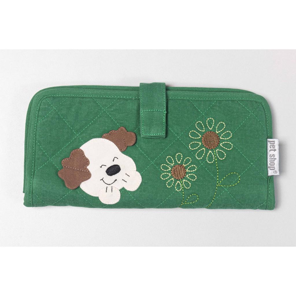 Ví gấp dài nhiều ngăn đựng giấy tờ và tiền PET SHOP AZ-080