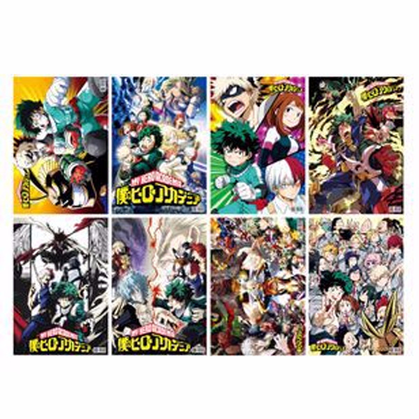 Poster Boku Hero Academia Học Viện Anh Hùng 8 Tấm A3