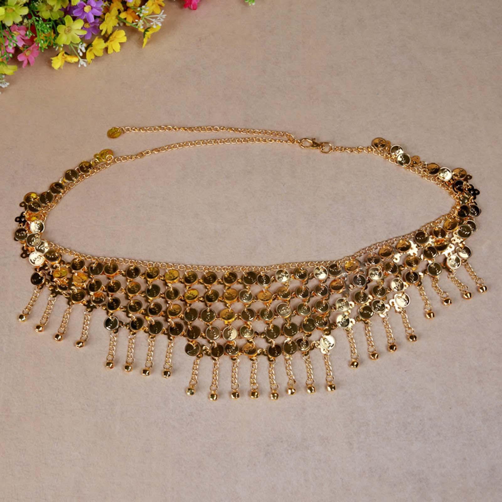 Fashion Belly dance Chain Belly Jewelry Hollow Halloween Costume Outfit