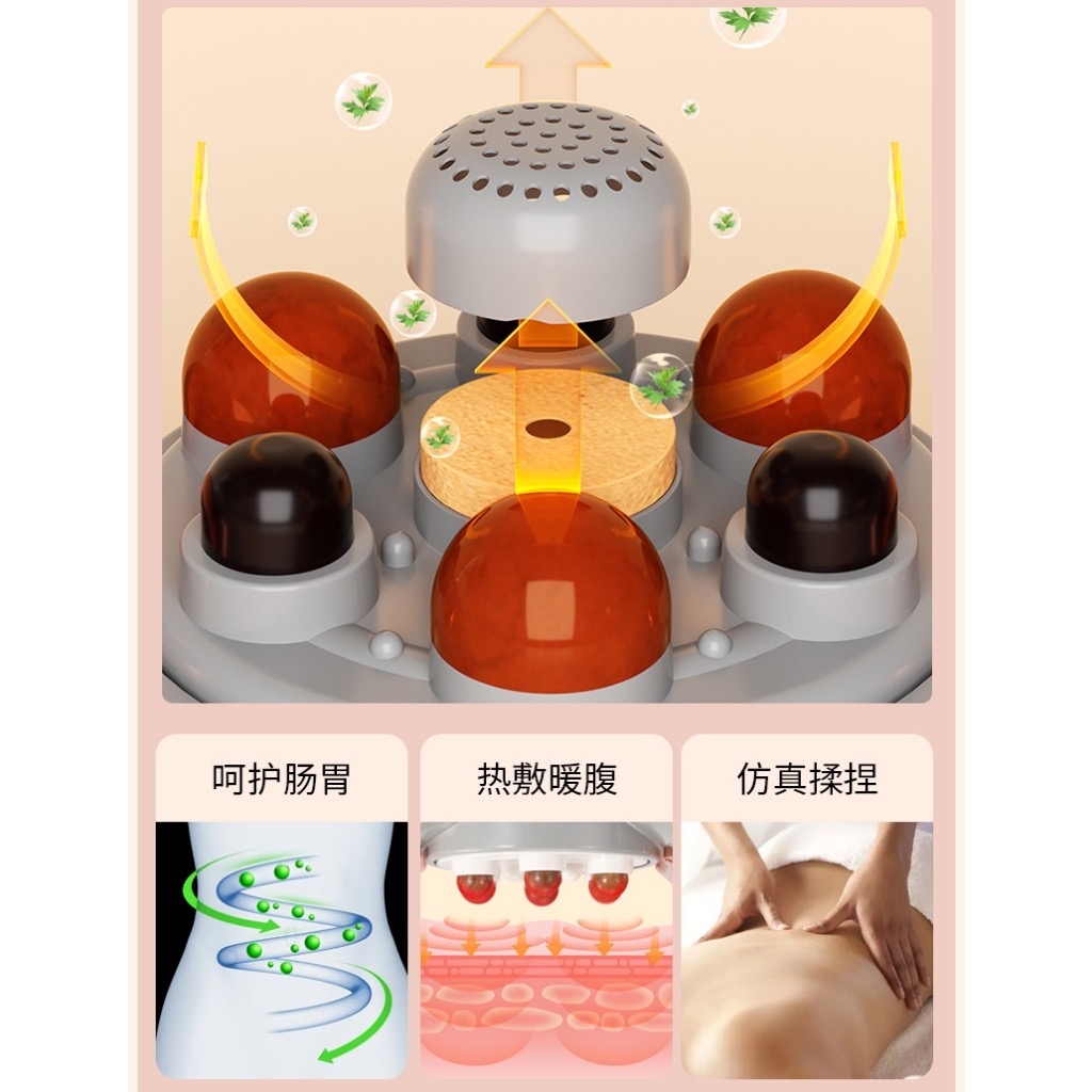 ￼Máy Massage Bụng Cao Cấp Con Lăn 4D Massage Giảm Đau Thư Giãn